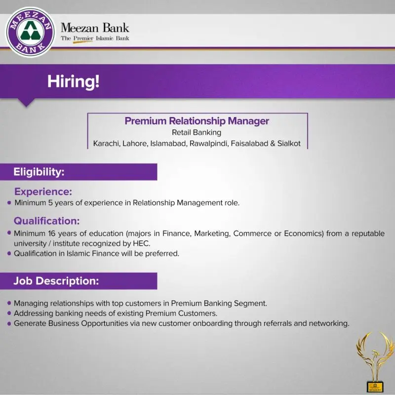 Meezan Bank Jobs 2025 Advertisement