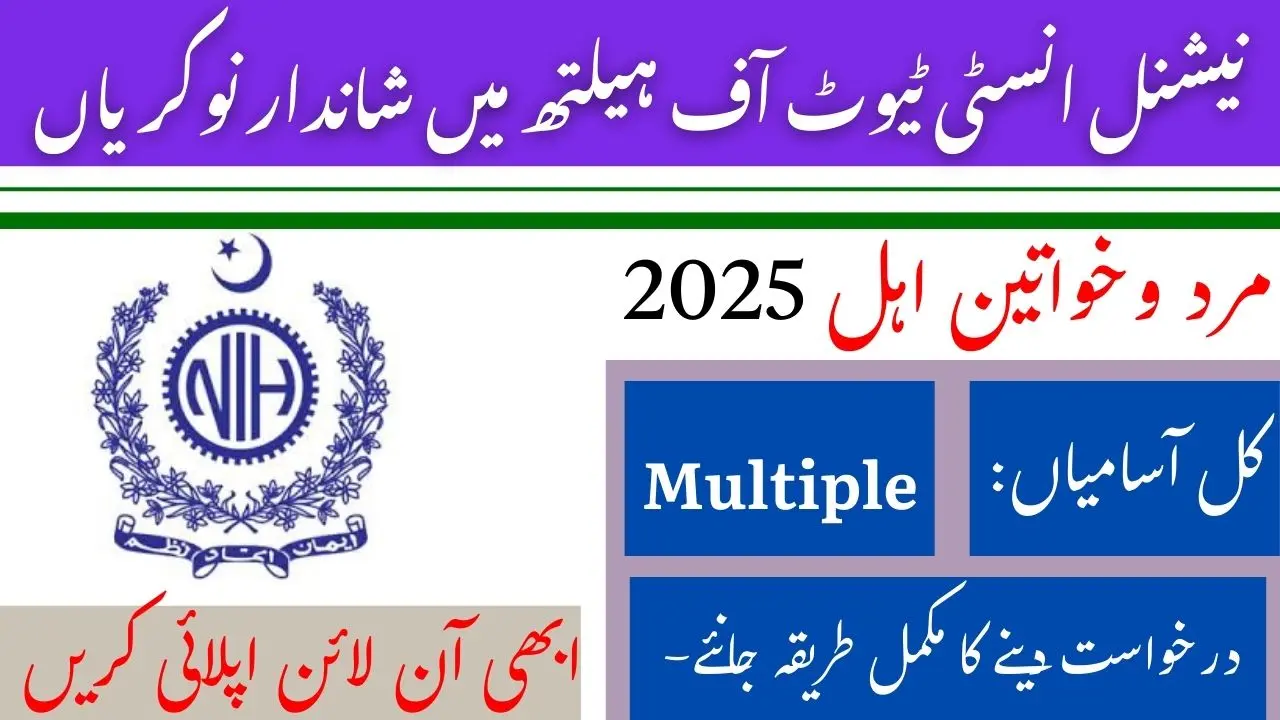 NIH Islamabad Jobs
