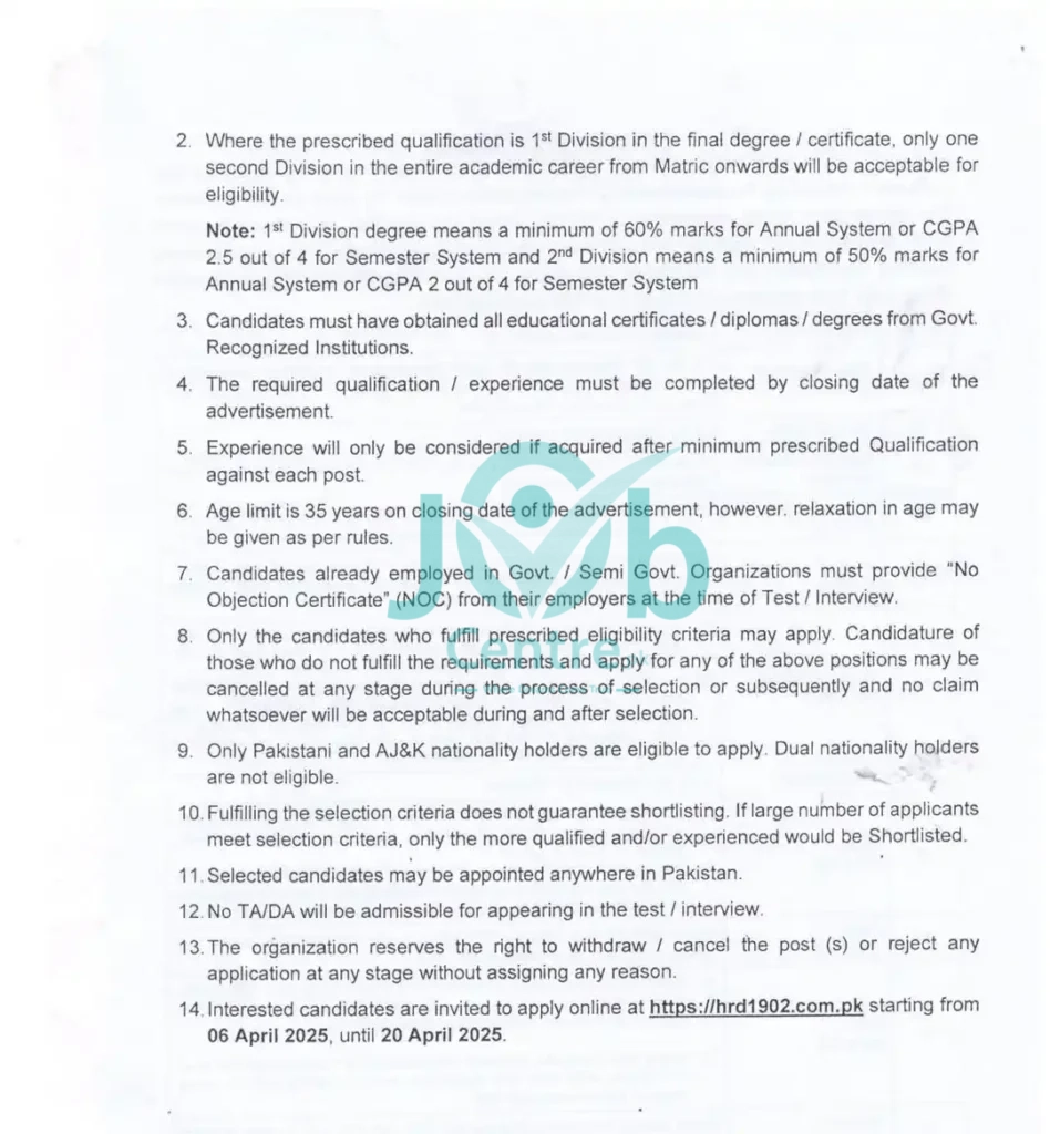 Pakistan Atomic Energy Jobs 2025 Advertisement