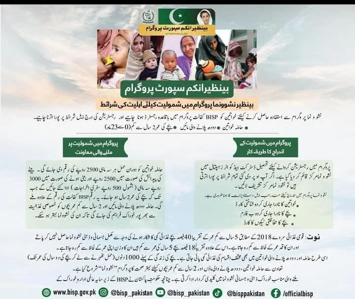 Benazir Nashonuma Program Registration 2025