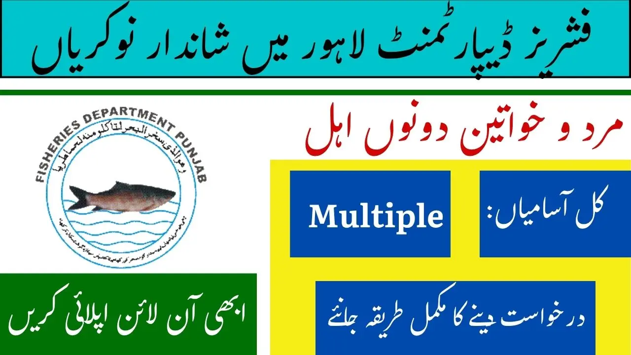 Fisheries Department Lahore Jobs
