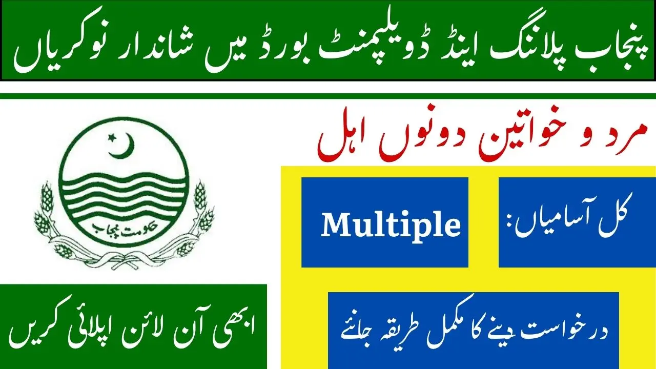 Punjab Planning and Development Board Jobs
