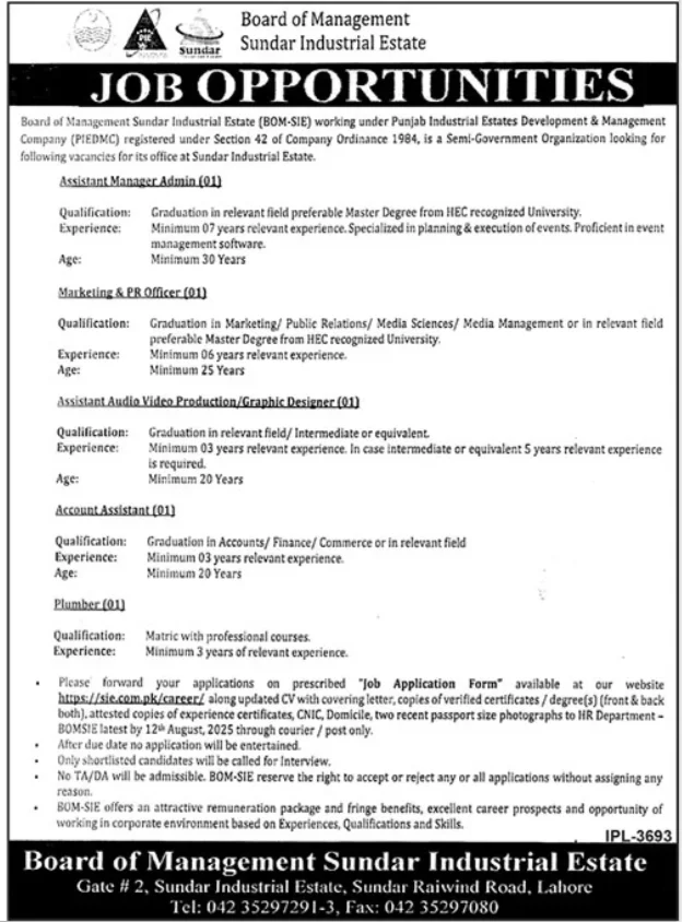 Sundar Industrial Estate Jobs 2025