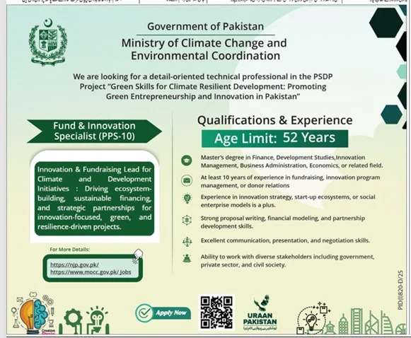 Ministry Of Climate Change Jobs