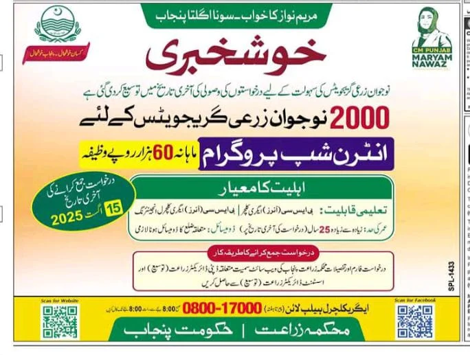 Punjab Agriculture Internship Program