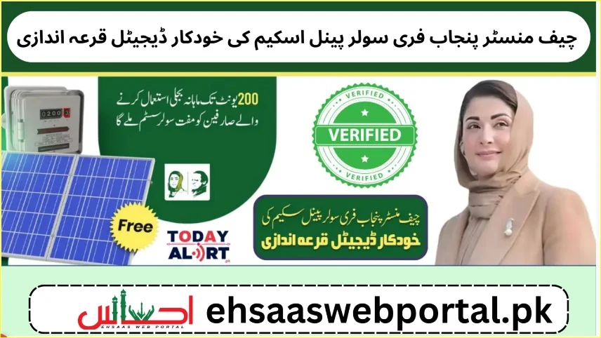 CM Punjab Free Solar Panel Scheme Official Website