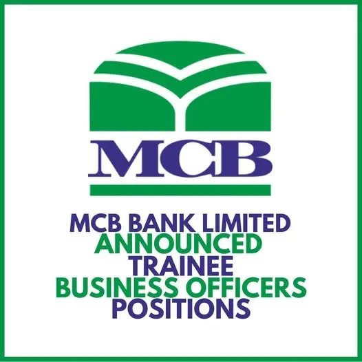 MCB Bank Trainee Business Officers Jobs 2025