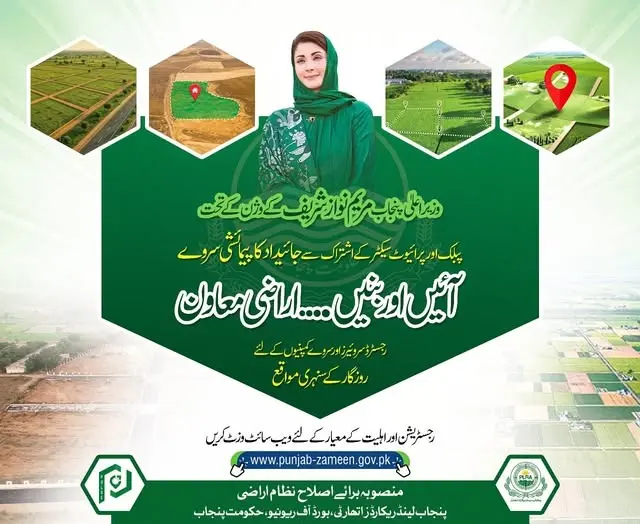 Punjab Land Record Reform Jobs 2025