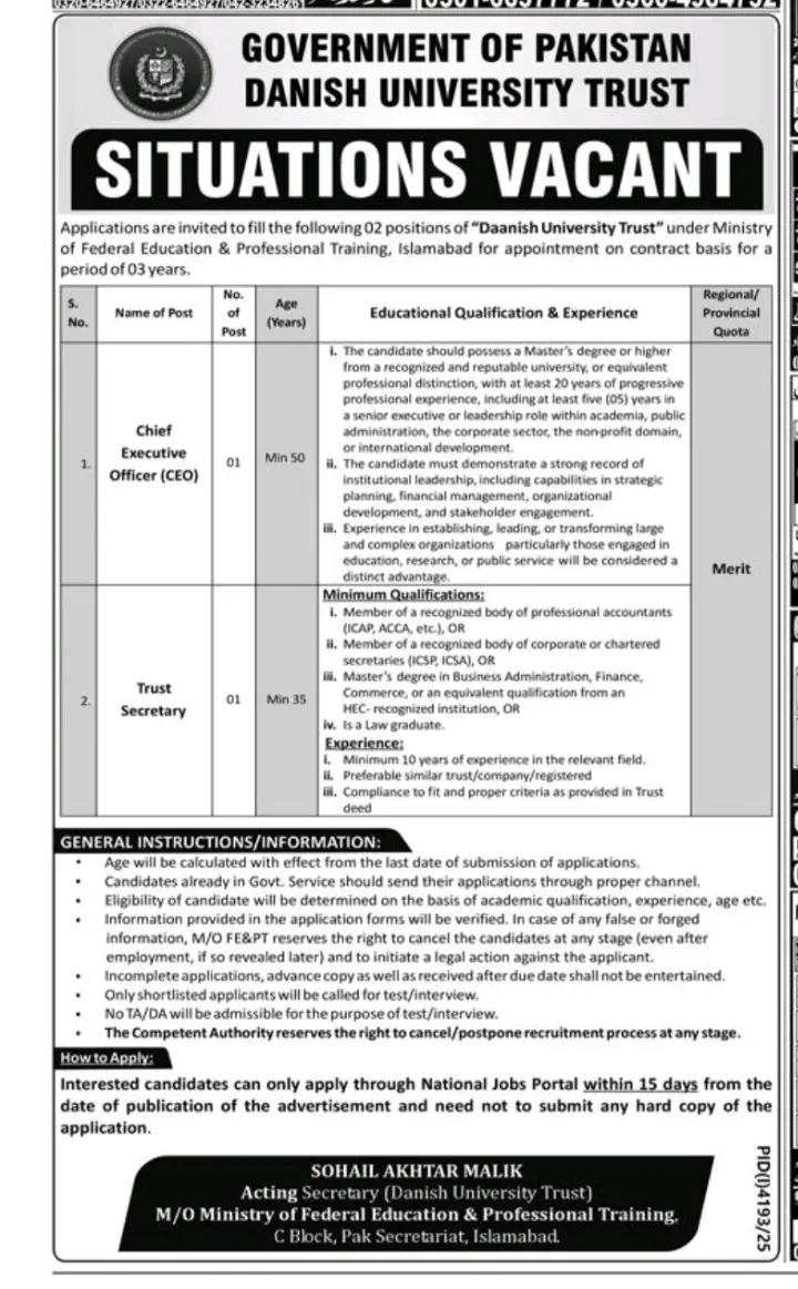 Danish University Trust Jobs 2025