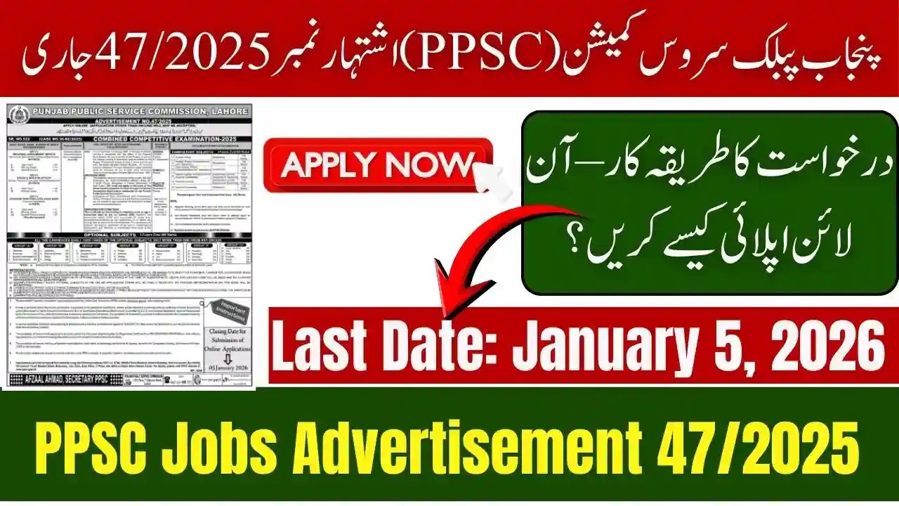 PPSC Jobs Advertisement 47